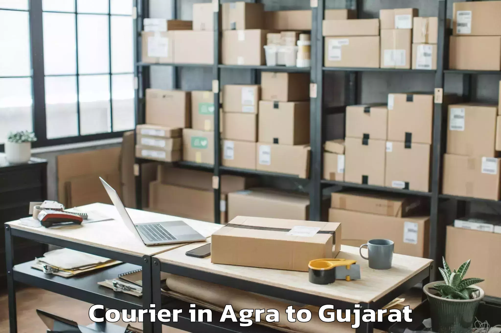 Discover Agra to Dhuvaran Courier